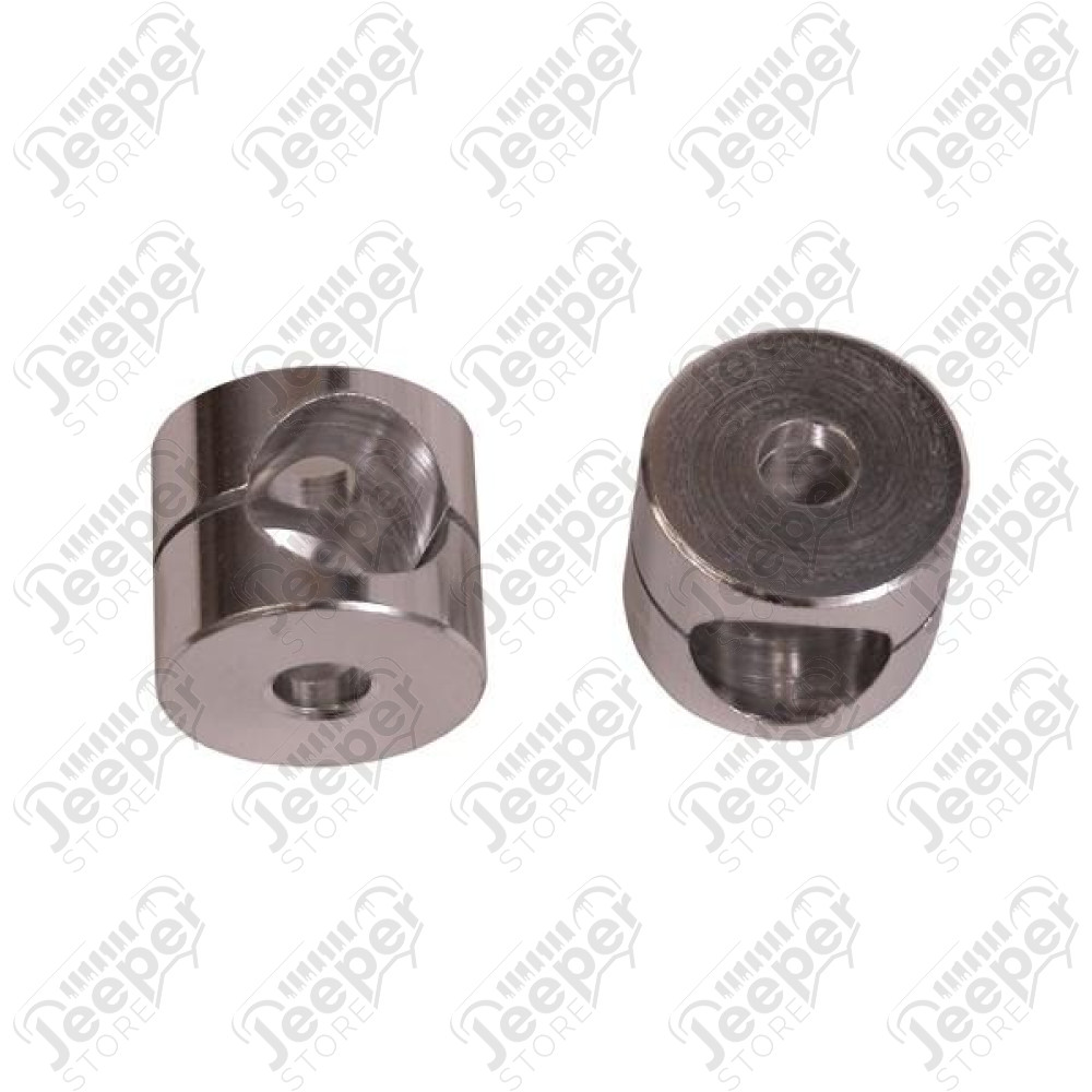 Door Mirror Arm Bushing Kit, Aluminum; 55-86 Jeep CJ