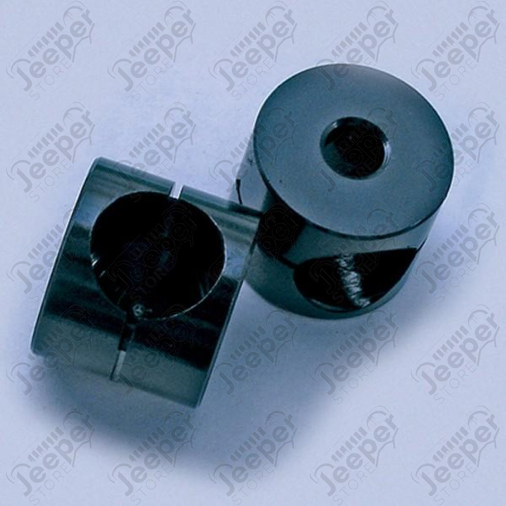 Door Mirror Arm Bushing Kit, Black; 55-86 Jeep CJ