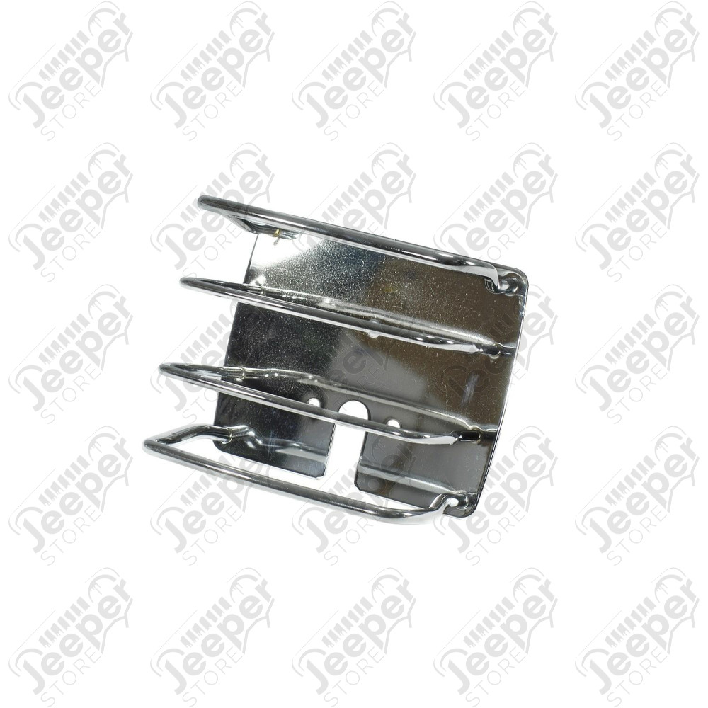 Euro Guard Kit, Tail Light, Stainless Steel; 76-06 Jeep CJ/Wrangler