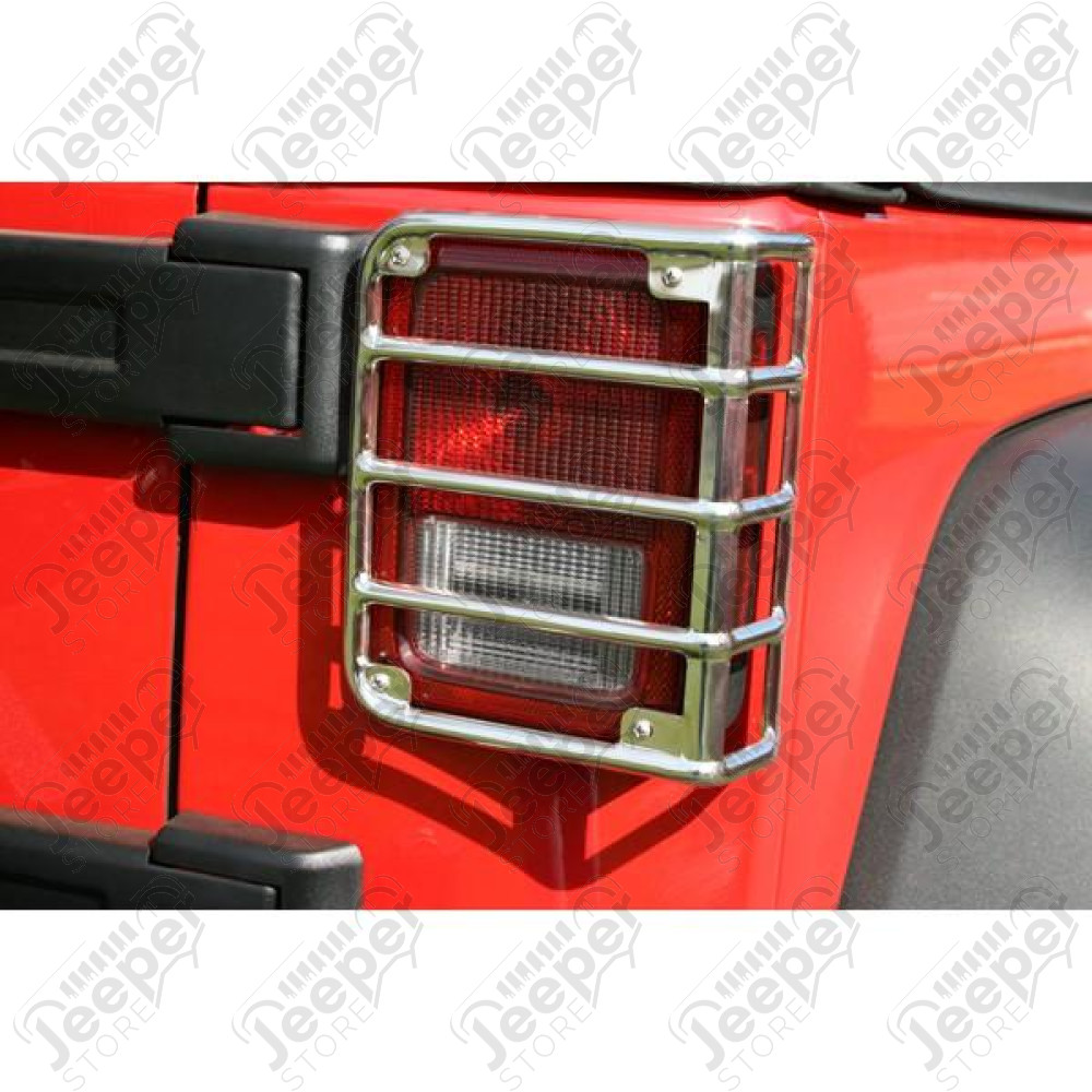 Euro Guard Kit, Tail Light, Metal; 07-18 Jeep Wrangler JK
