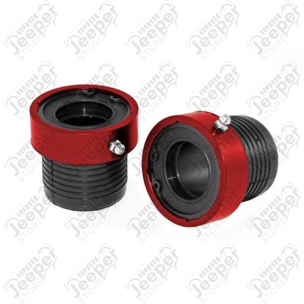 Axle Tube Seal Kit, Front, Red; 03-18 Wrangler Rubicon, for Dana 44