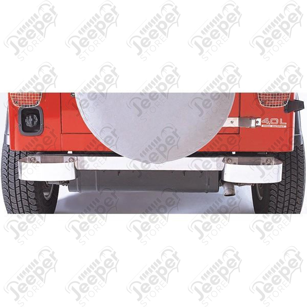 Bumperette Kit, Rear, Stainless Steel 76-95 Jeep CJ/Wrangler YJ