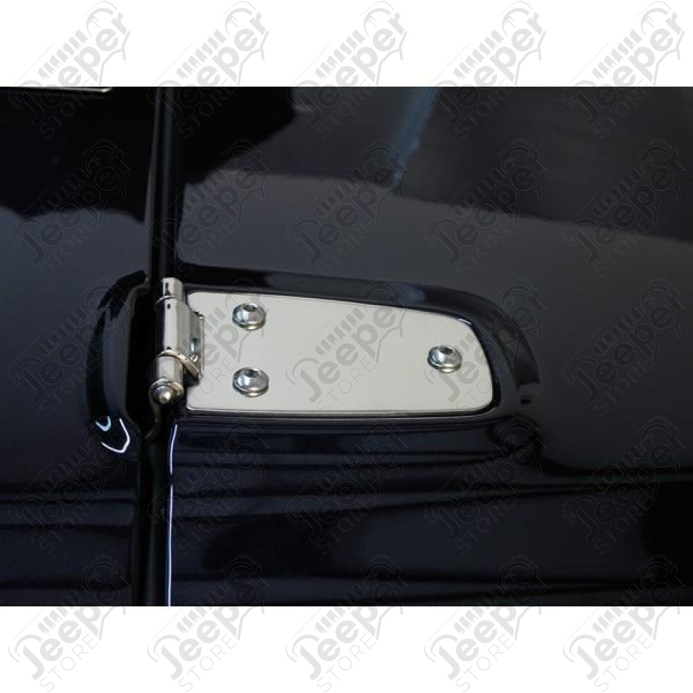 Hood Hinge, Stainless Steel 97-06 Jeep Wrangler TJ