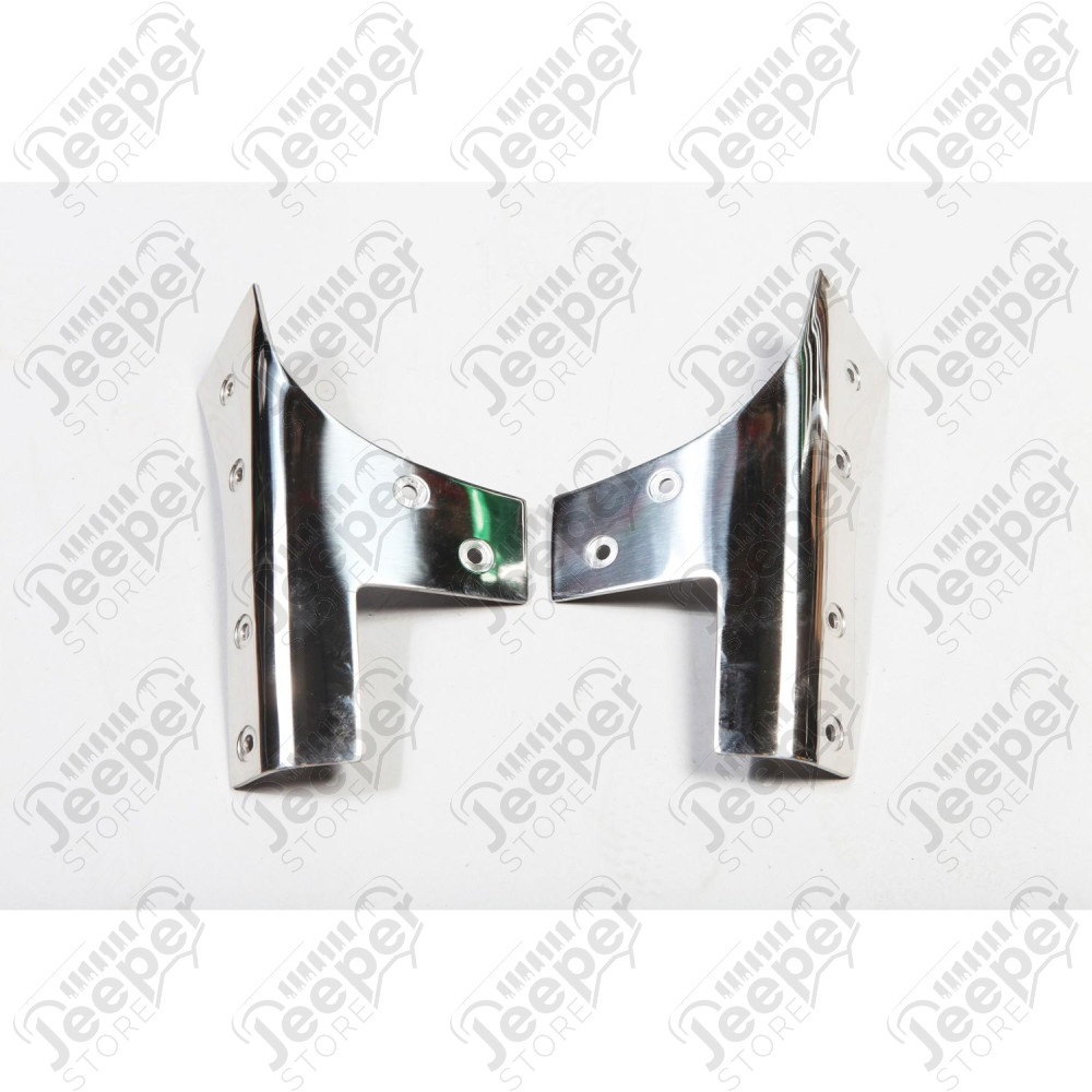 Windshield Hinge Kit, Stainless Steel 07-18 Jeep Wrangler JK