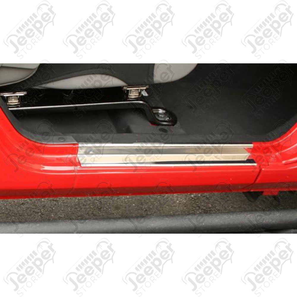 Door Entry Guard Kit, Stainless Steel 07-18 Jeep Wrangler JK