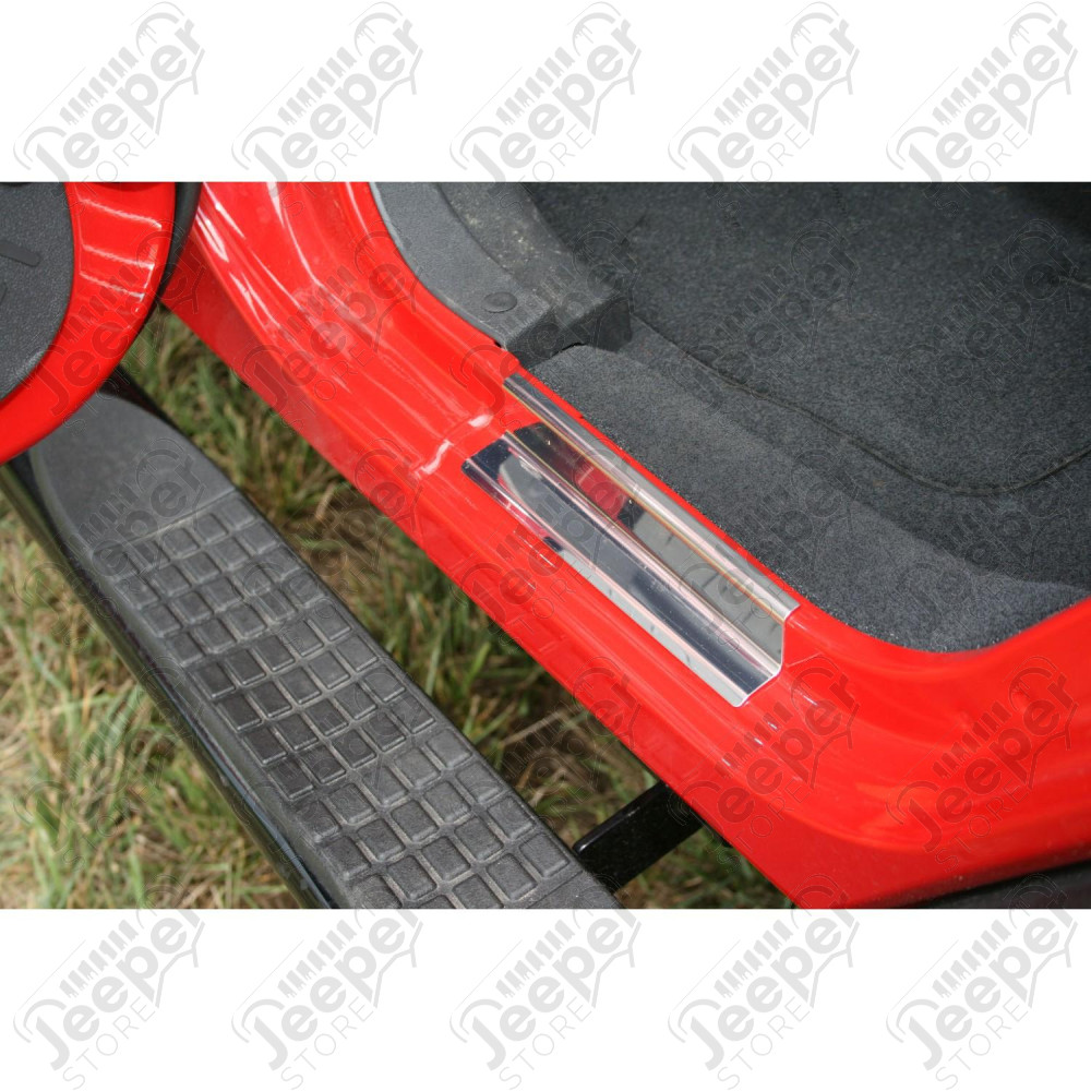 Door Entry Guard Kit, Stainless Steel 07-18 Jeep Wrangler JKU