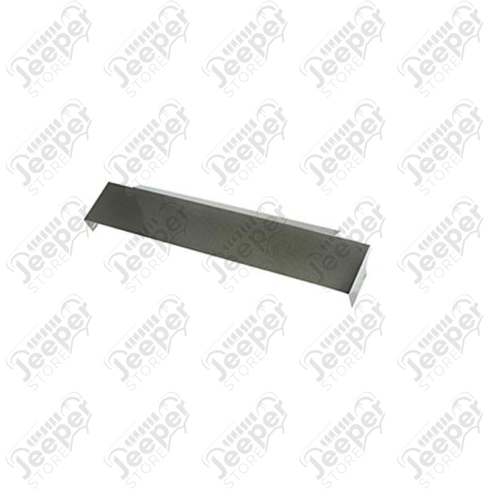 Frame Cover, Front, Stainless Steel; 87-95 Jeep Wrangler YJ