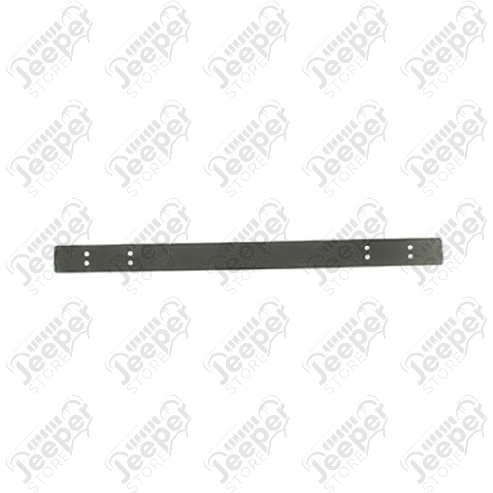 Frame Crossmember Cover, Rear, Stainless Steel; 76-86 Jeep CJ