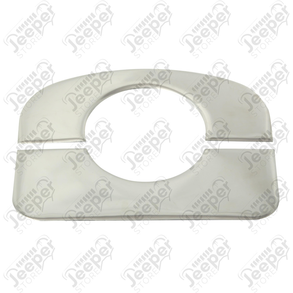Steering Column Cover, Stainless Steel; 76-86 Jeep CJ