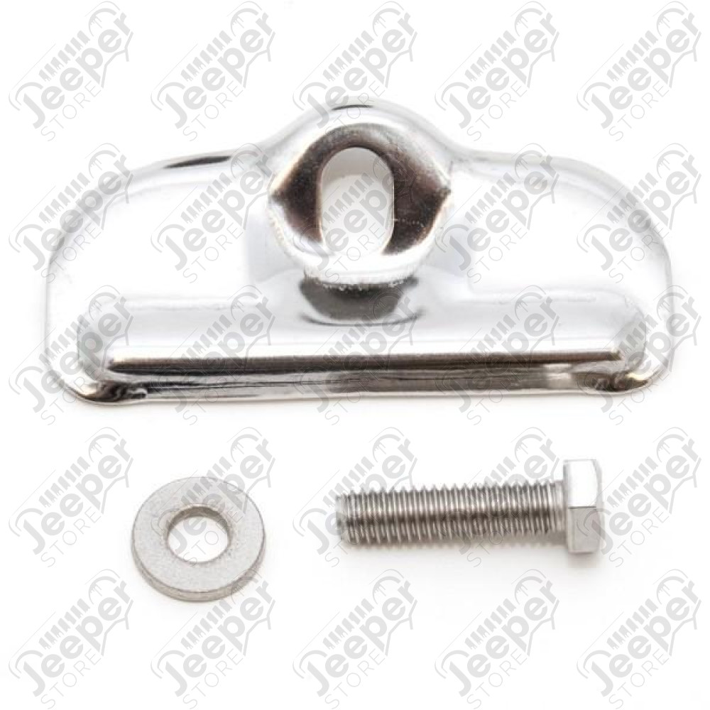 Battery Tray Clamp, Stainless Steel; 76-86 Jeep CJ