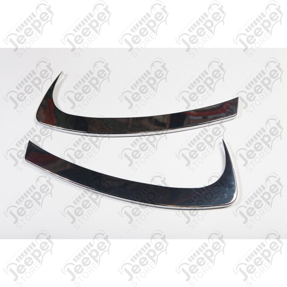 Dashboard Accents, Center, Chrome 07-10 Jeep Wrangler JK