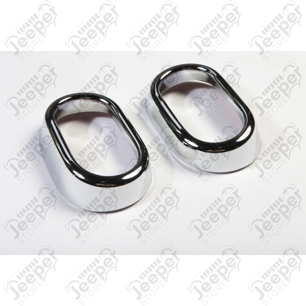 Door Handle Trim, Interior, Chrome 07-10 Jeep Wrangler JK