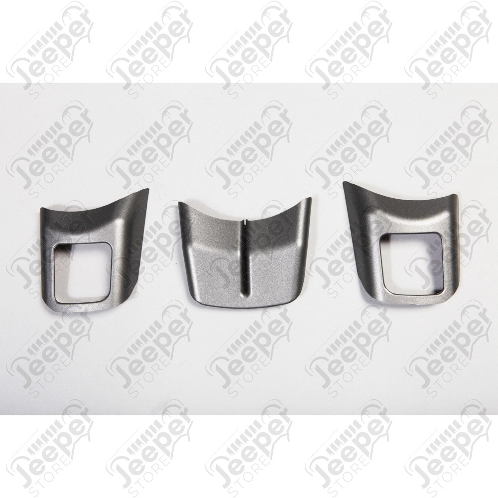 Steering Wheel Accent Trim, Charcoal 11-18 Jeep Wrangler JK