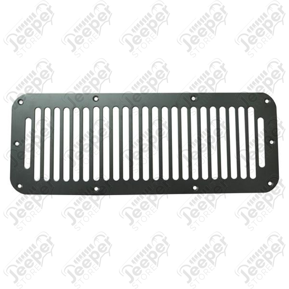 Cowl Vent Cover, Black; 76-95 Jeep CJ/Wrangler YJ