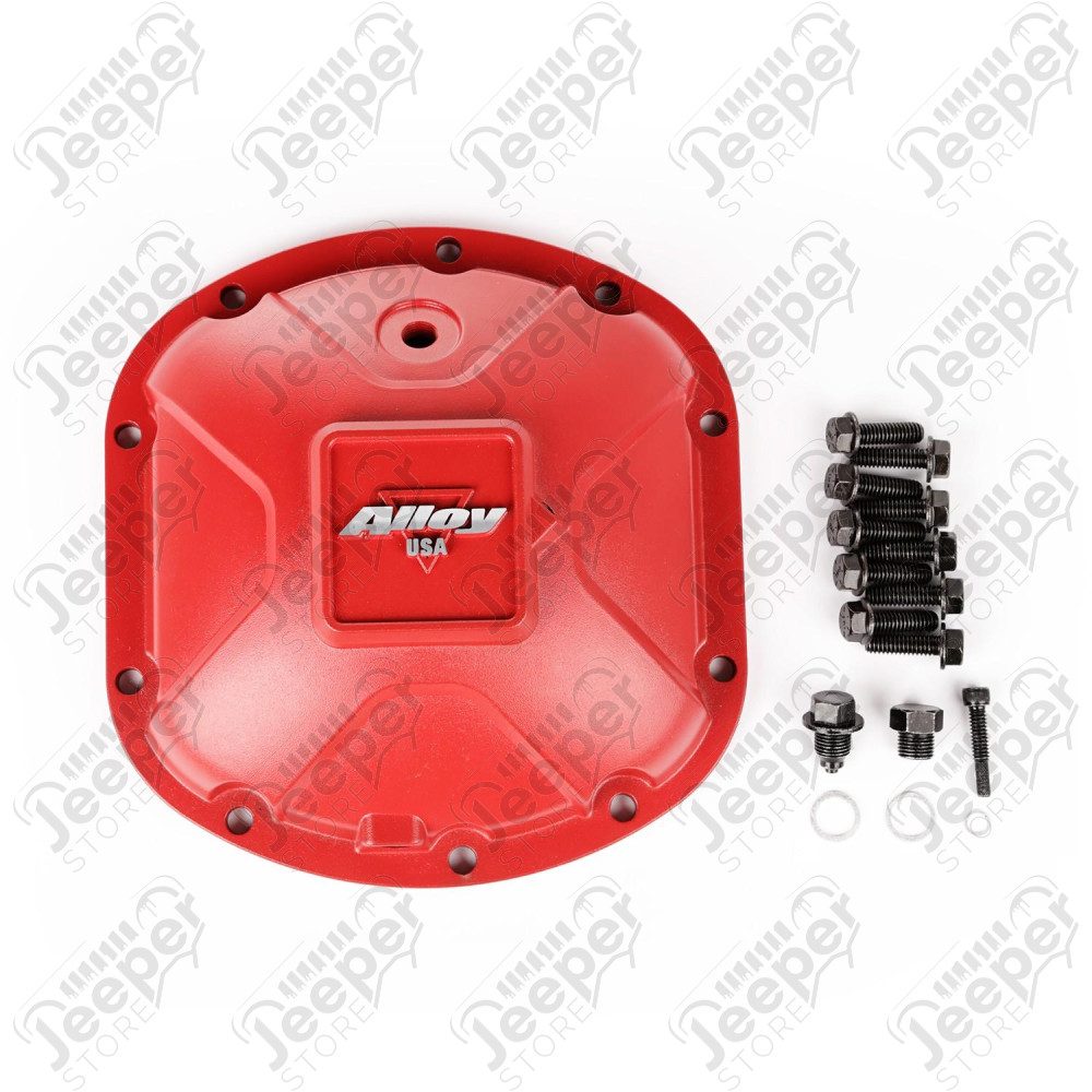 Differential Cover, Aluminum, Red, for Dana 30