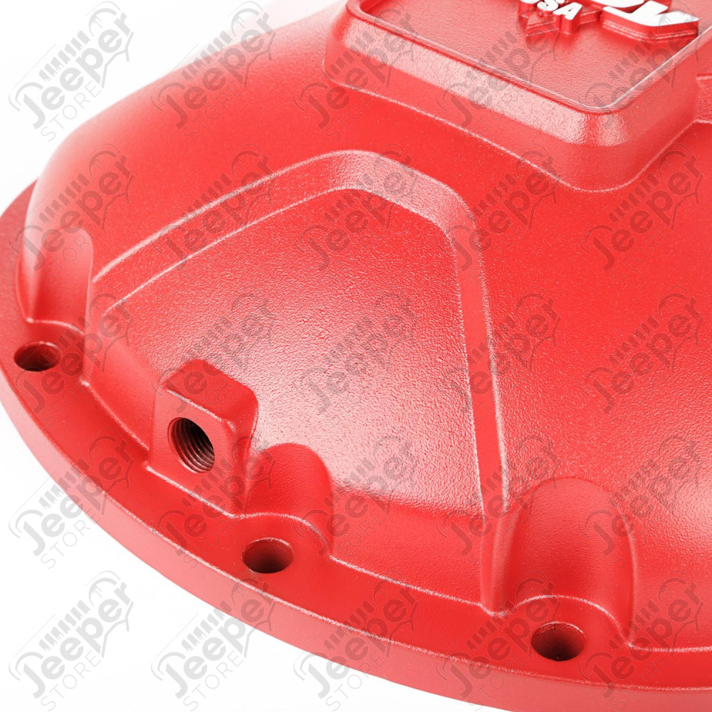 Differential Cover, Aluminum, Red, for Dana 30
