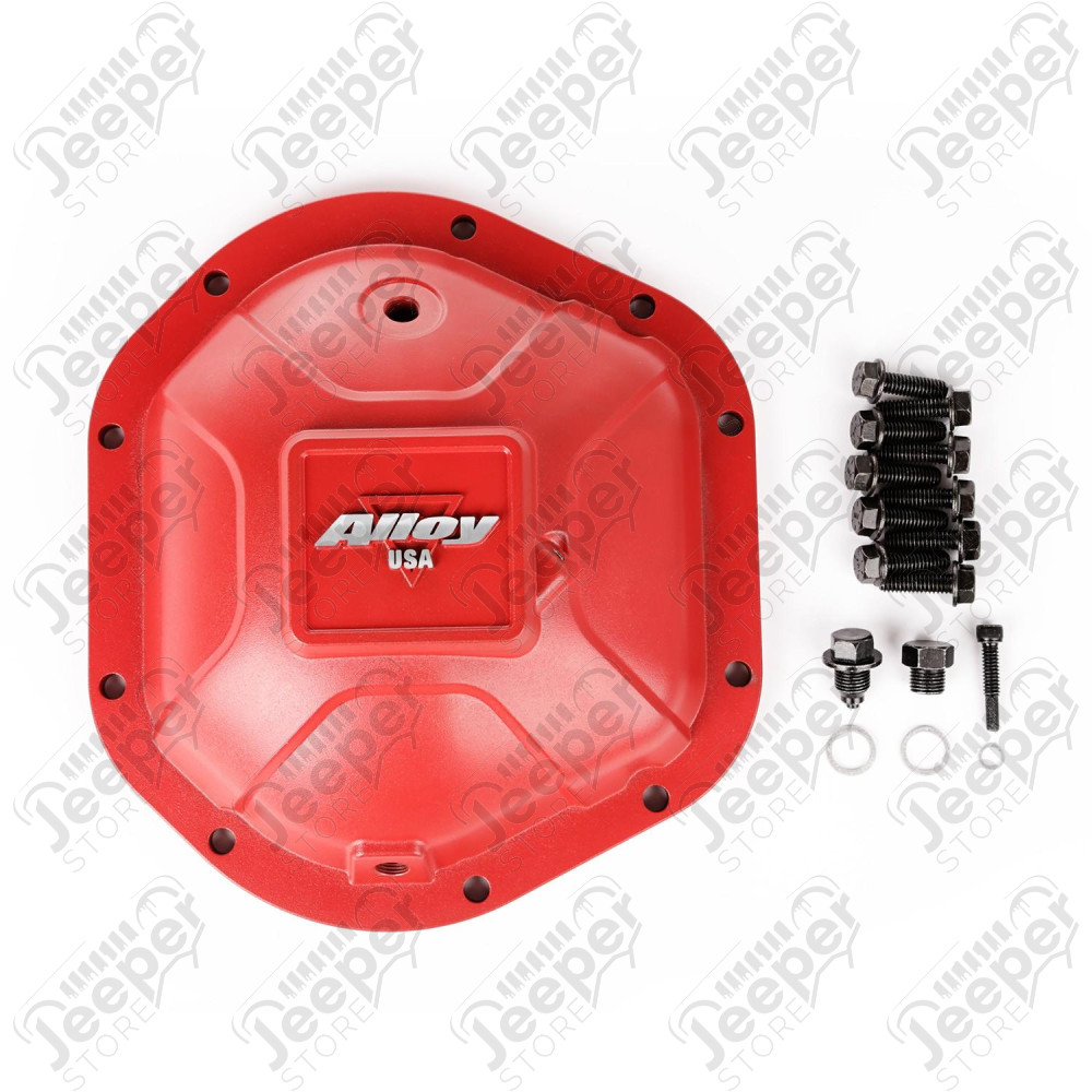 Differential Cover, Aluminum, Red, for Dana 44