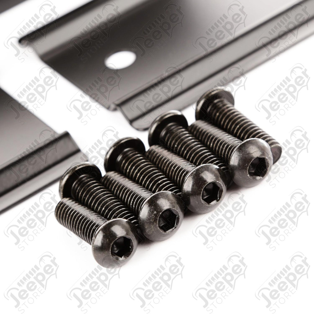 Tailgate Hinge Kit, Black 97-06 Jeep Wrangler TJ