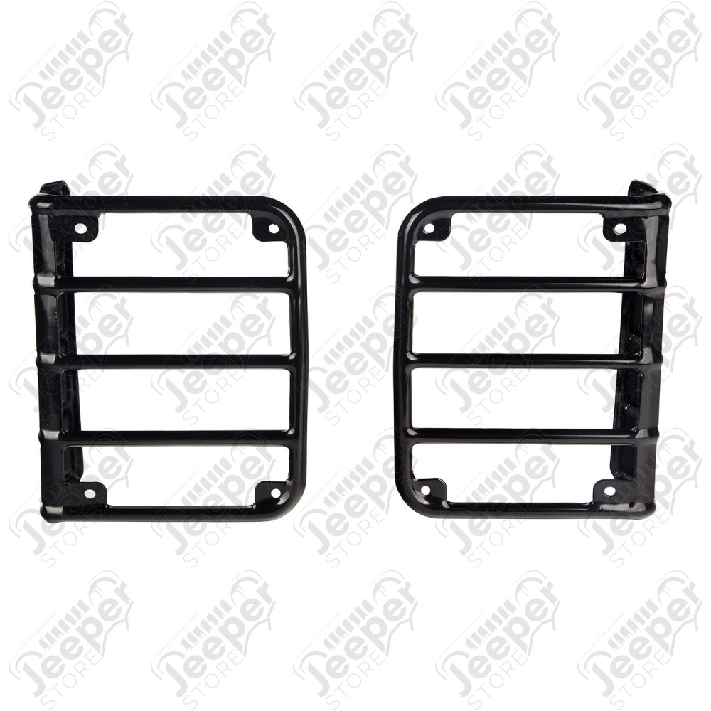 Euro Guard Kit, Tail Light, Black 07-18 Jeep Wrangler JK