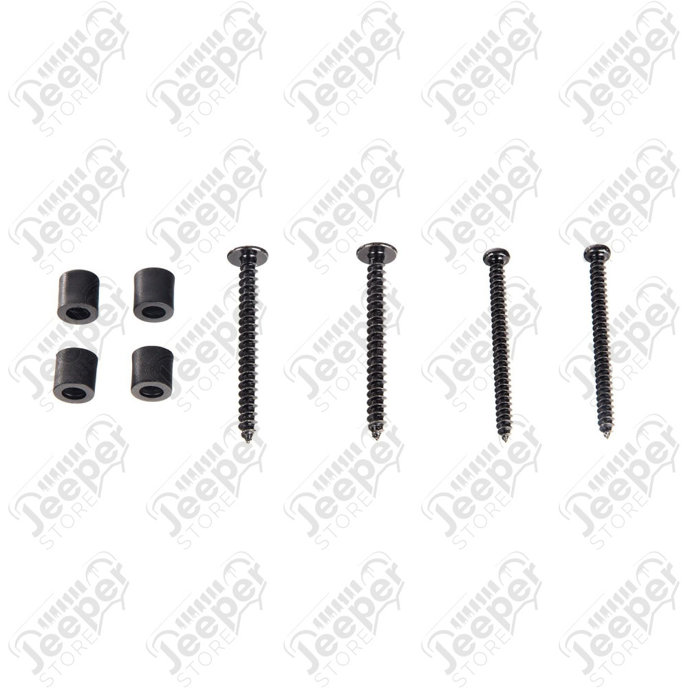 Euro Guard Kit, Tail Light, Black 07-18 Jeep Wrangler JK