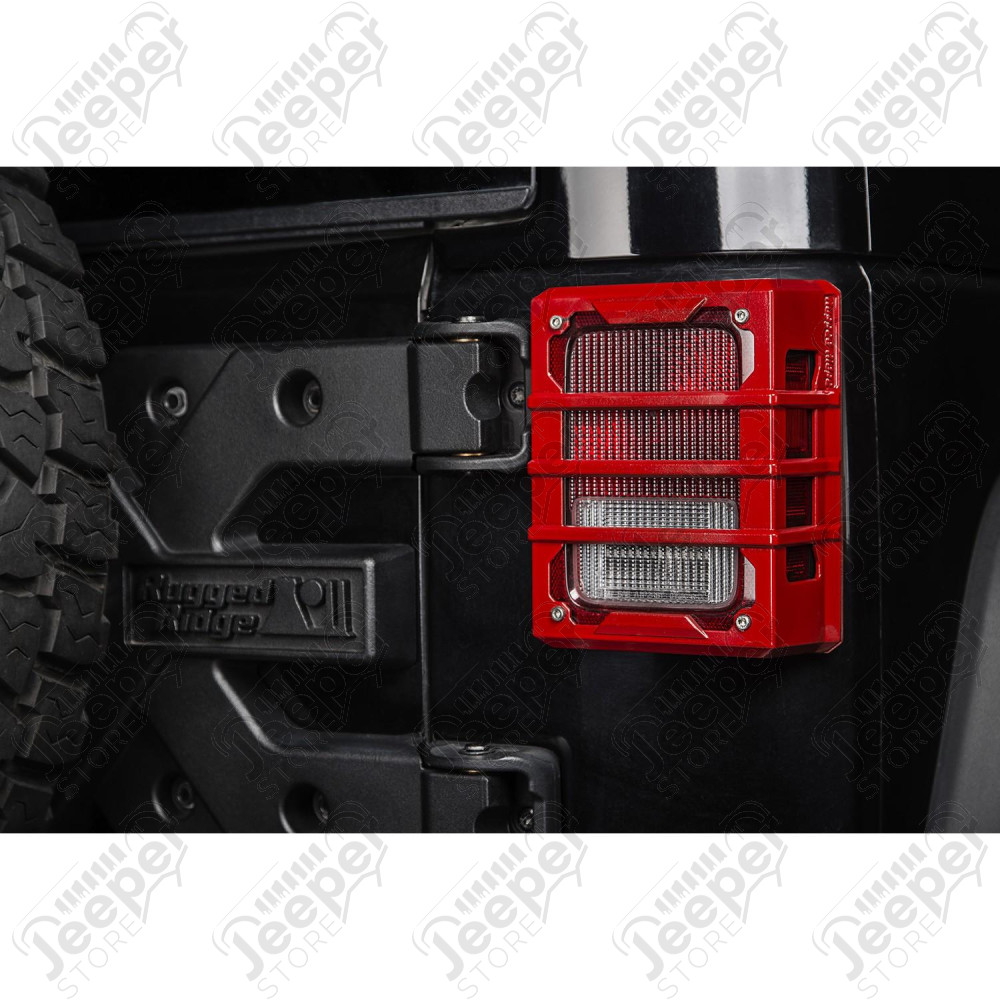 Elite Guard Kit, Tail Light, Red 07-18 Jeep Wrangler JK