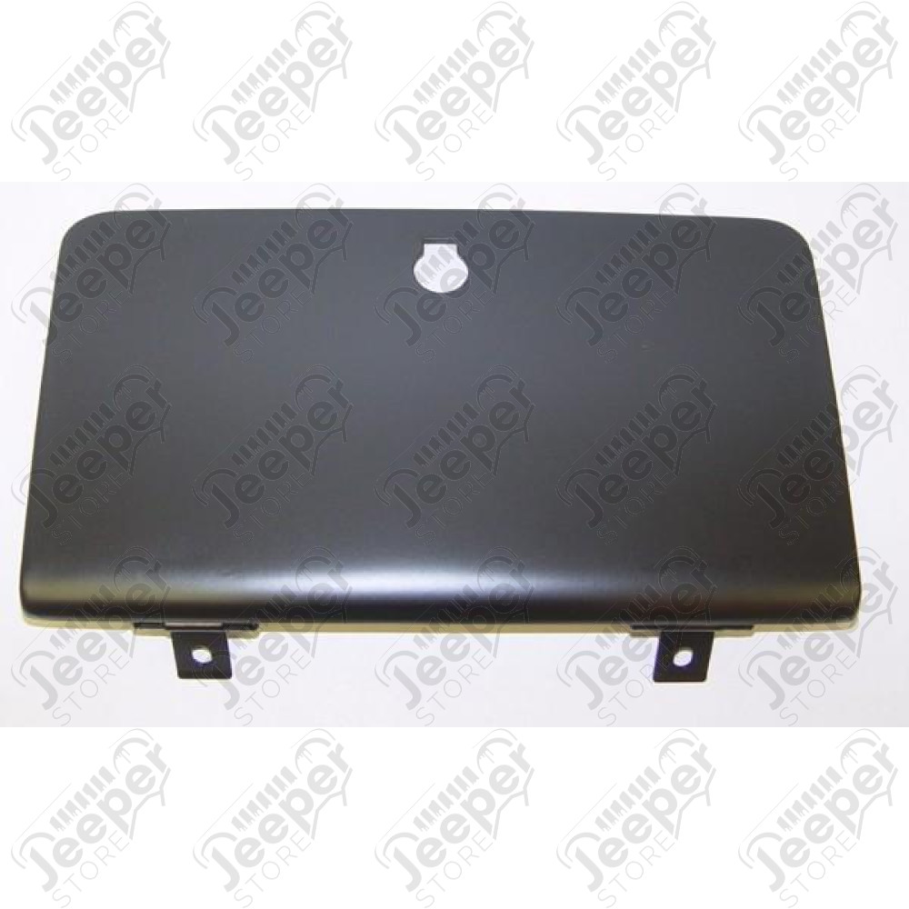 Glove Box Door, Black; 72-86 Jeep CJ