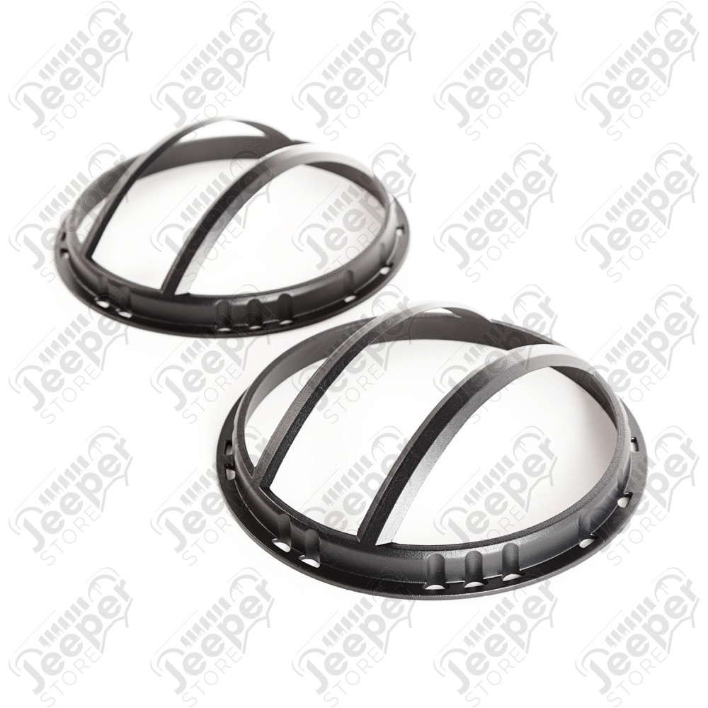 Elite Euro Guard Kit, Pivotal, Headlight, Black 07-18 Wrangler JK/JKU