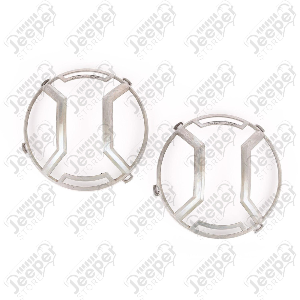 Elite Euro Guard Kit, Headlight, Raw; 07-18 Jeep Wrangler JK/JKU