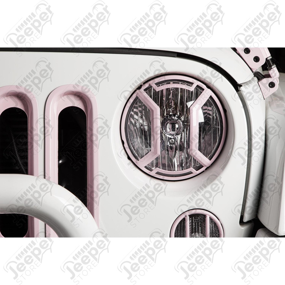 Elite Euro Guard Kit, Headlight, Raw 07-18 Jeep Wrangler JK/JKU