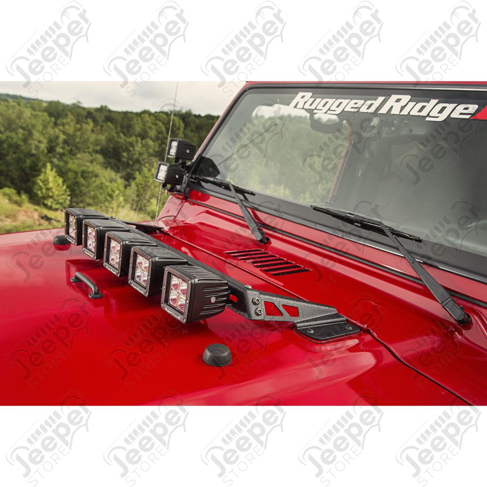 Light Bar, Hood Mounted 97-06 Jeep Wrangler TJ