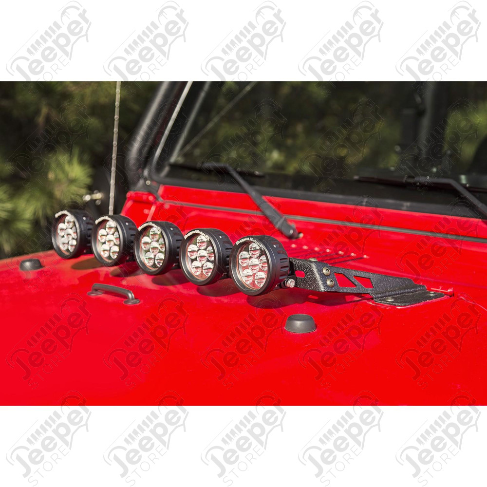 Light Bar, Hood Mounted 97-06 Jeep Wrangler TJ