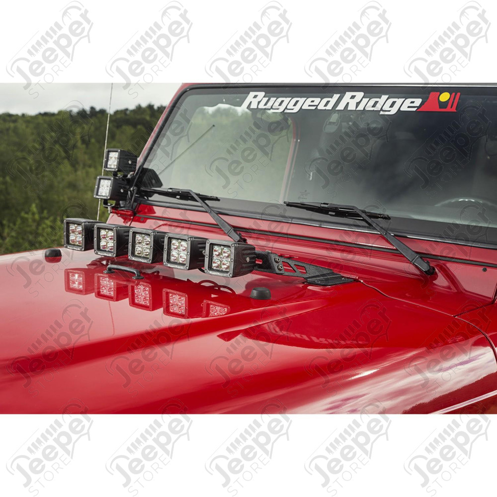 Light Bar, Hood Mounted 97-06 Jeep Wrangler TJ