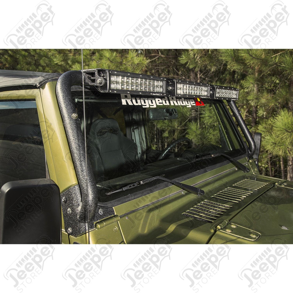 Light Bar Kit, Windshield Mounted, 13.5 Inch Combo 97-06 Wrangler TJ