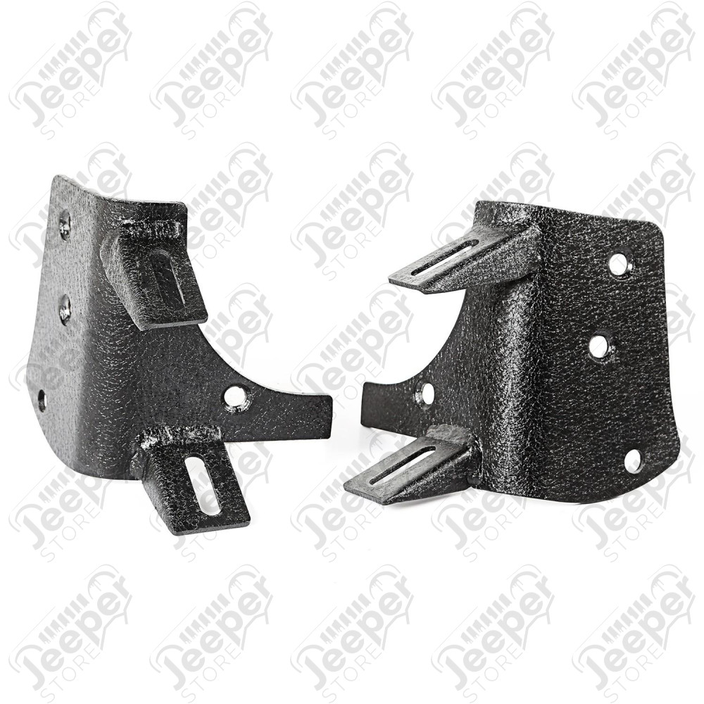 Light Mount Kit, Dual A-Pillar; 97-06 Jeep Wrangler TJ/LJ