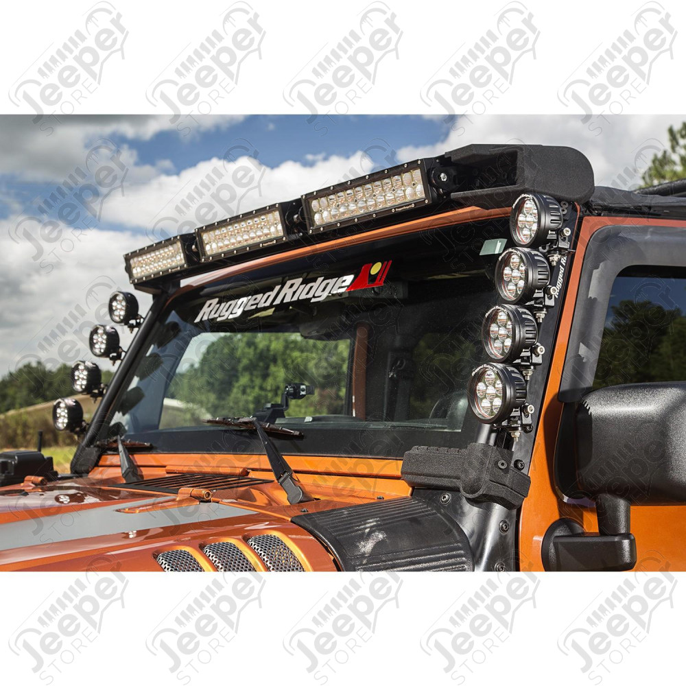 Elite Fast Track Light Bar, Windshield Mounted 07-18 Jeep Wrangler JK