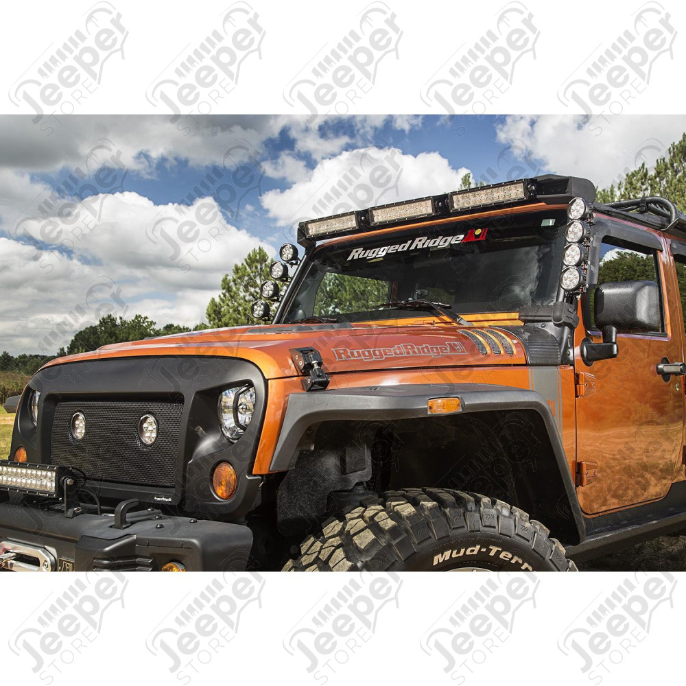 Elite Fast Track Light Bar, Windshield Mounted 07-18 Jeep Wrangler JK
