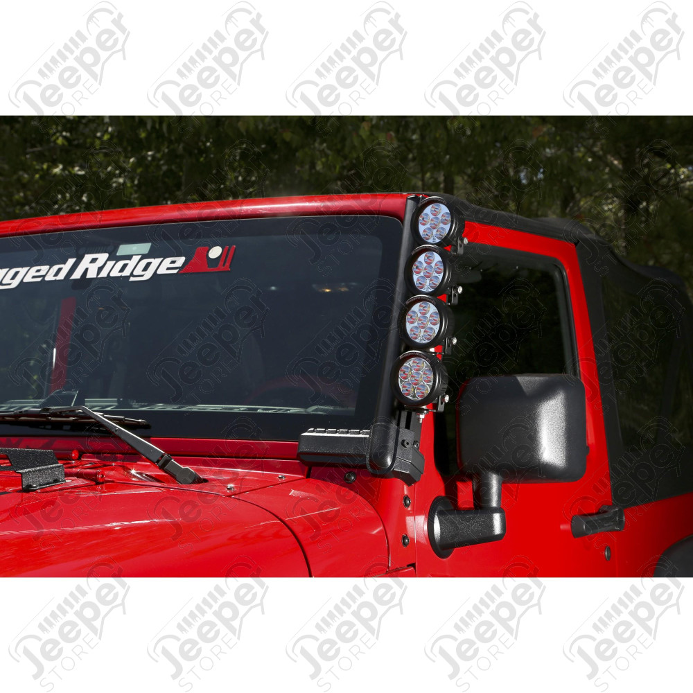 Elite Fast Track Mounting System, 50 inch Bar, 07-18 Jeep Wrangler JK