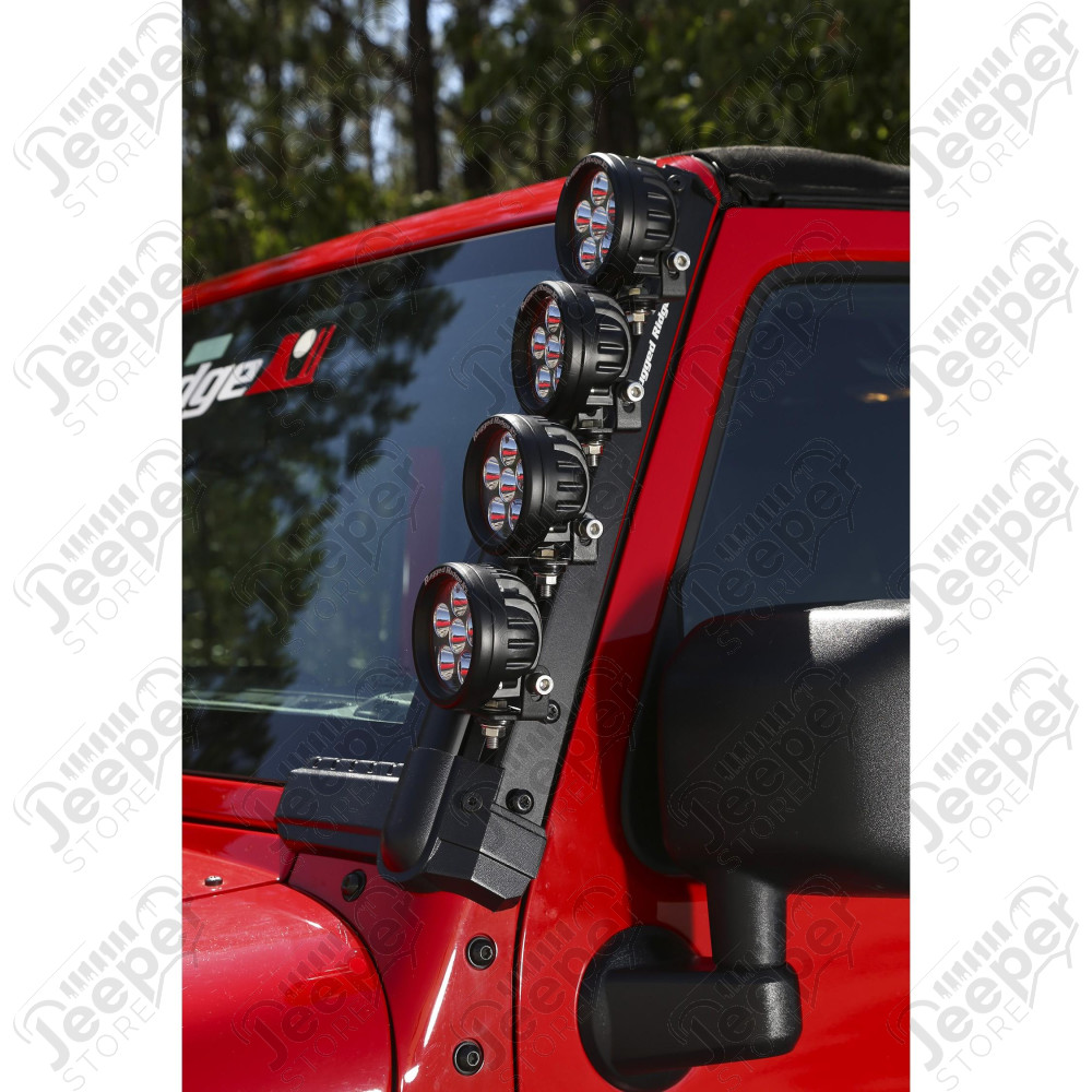 Elite Fast Track Mounting System, 50 inch Bar, 07-18 Jeep Wrangler JK