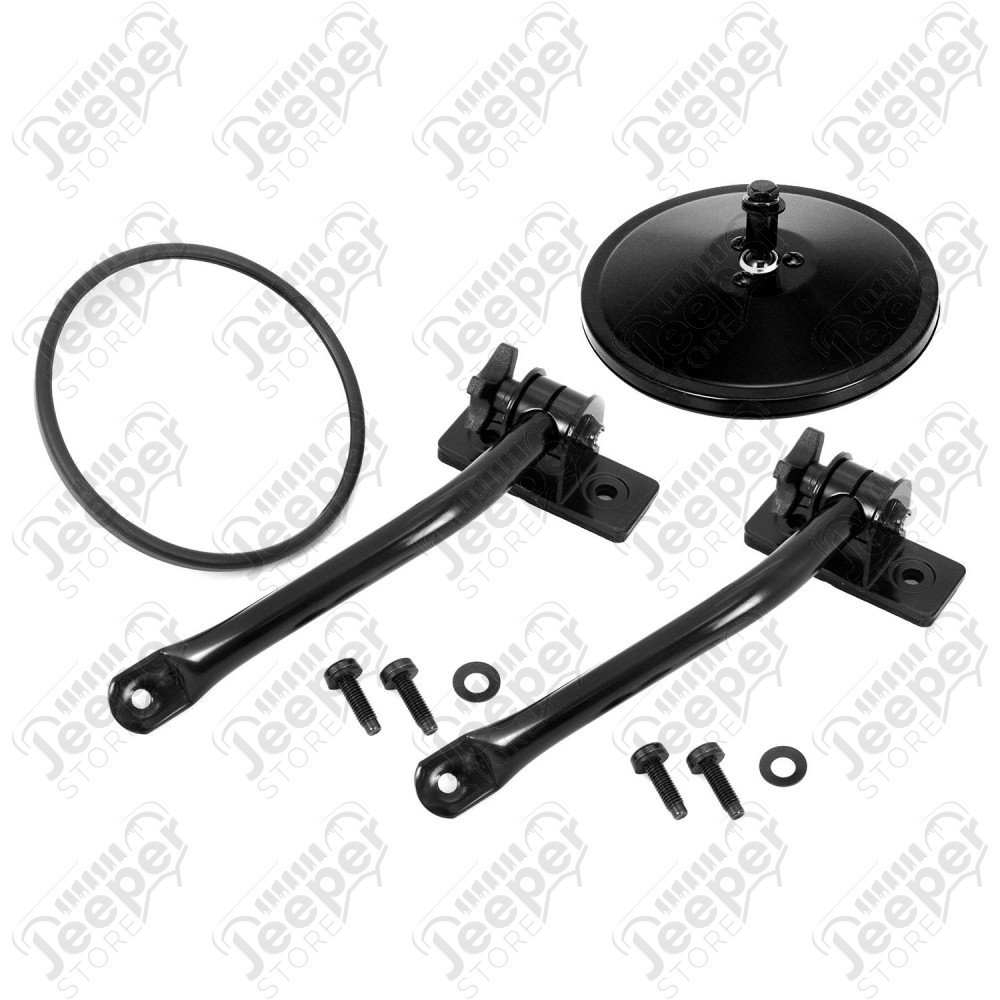 Elite Fast Track Kit, 1 Bar/4 Round/Mirrors 07-18 Jeep Wrangler JK