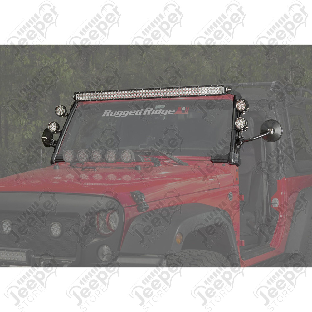 Elite Fast Track Kit, 1 Bar/4 Round/Mirrors 07-18 Jeep Wrangler JK
