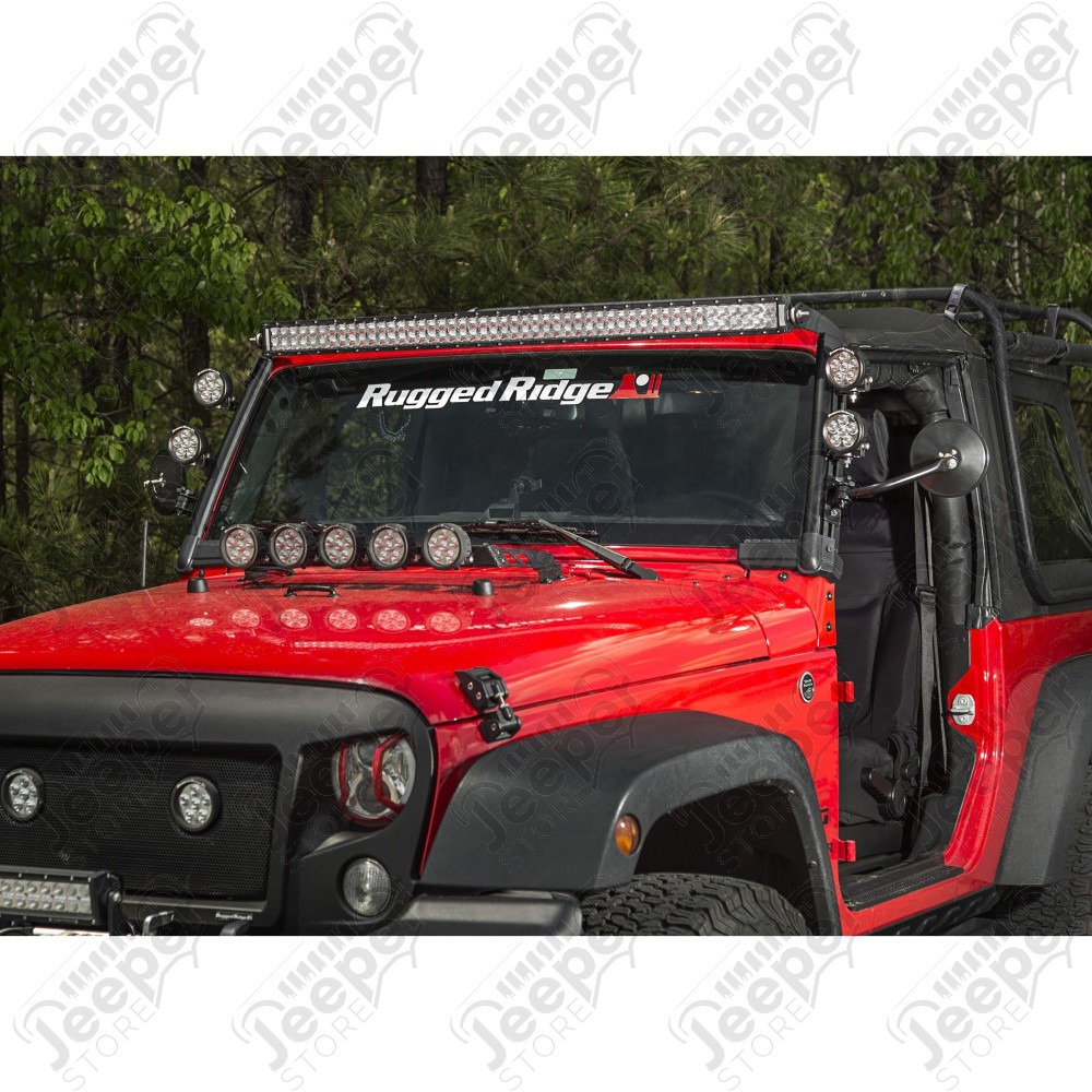 Elite Fast Track Kit, 1 Bar/4 Round/Mirrors 07-18 Jeep Wrangler JK