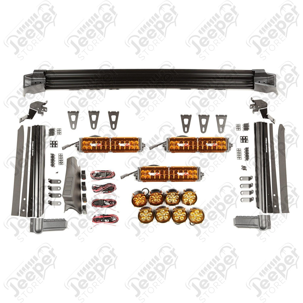 Elite Fast Track Kit, 3 Bars/8 Rounds; 07-18 Jeep Wrangler JK
