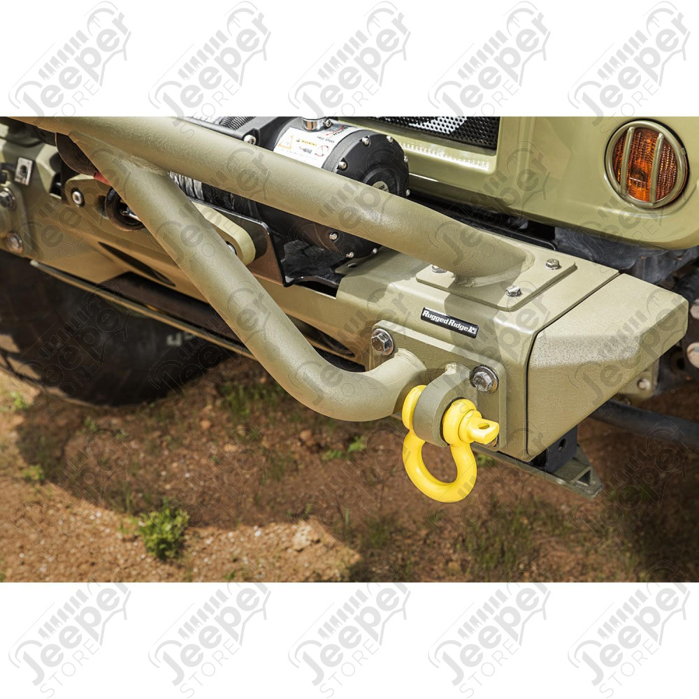 D-Ring Shackle Kit, 7/8 inch, Yellow, Pair