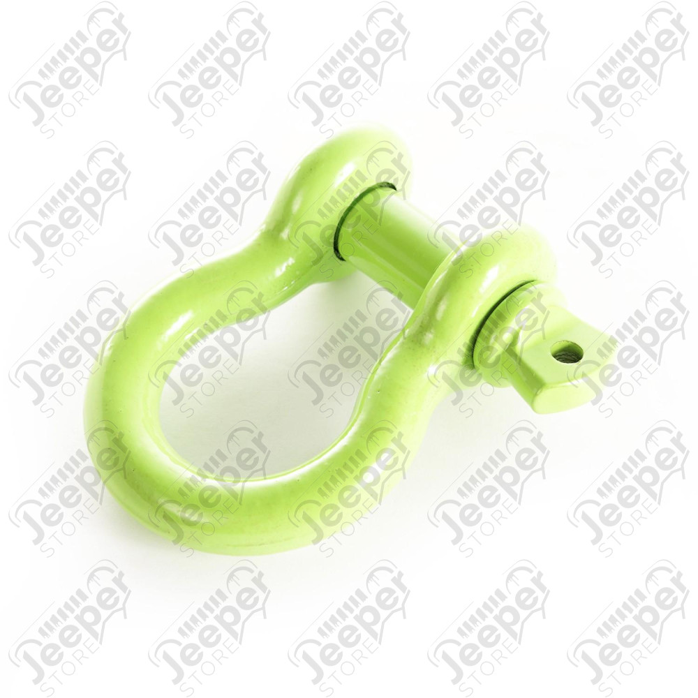 D-Ring Shackle, 3/4 inch, 9500 Lb, Green