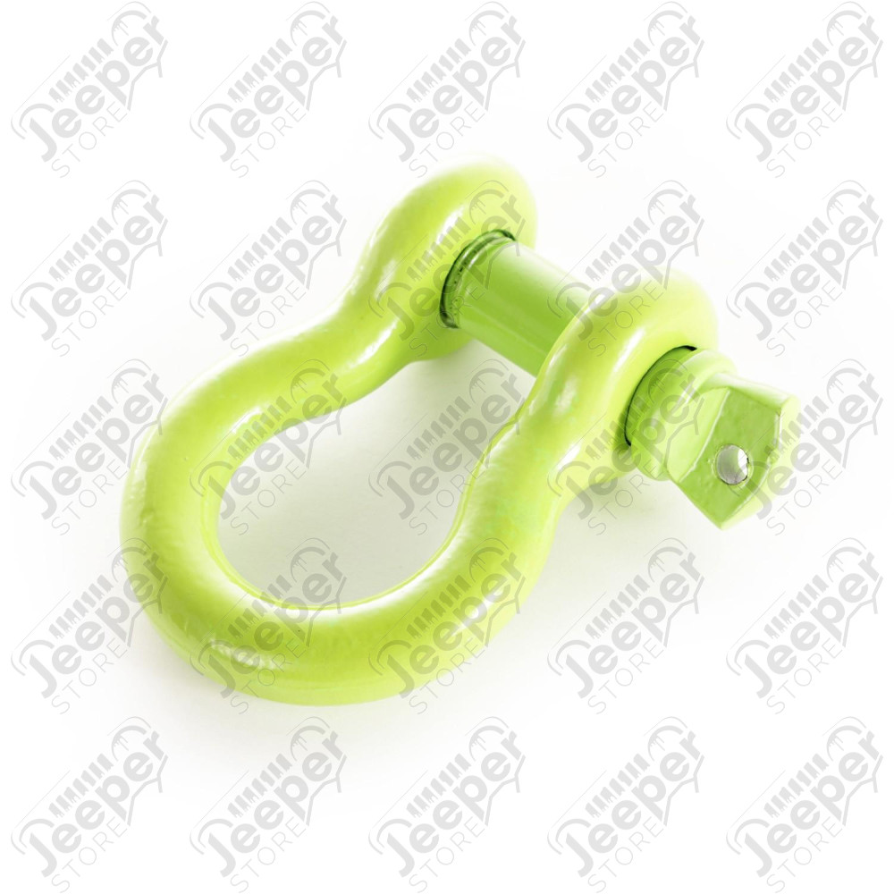 D-Ring Shackle, 7/8 inch, 13500 Lb, Green