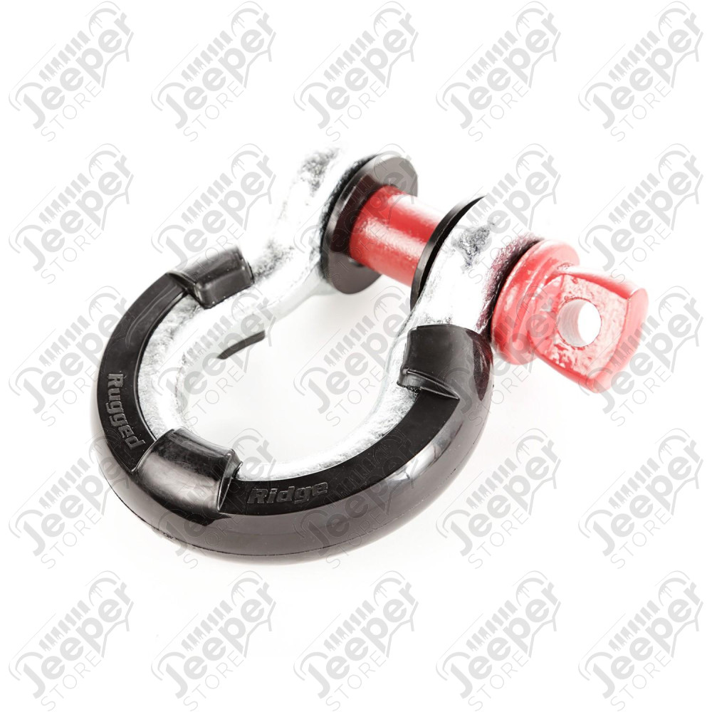 D-Ring Shackle Isolator Kit, Black Pair, 3/4 inch
