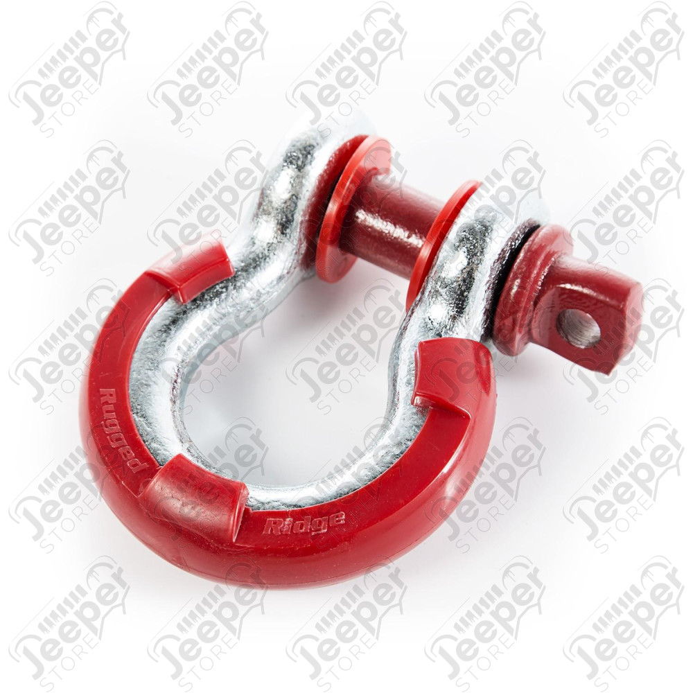 D-Ring Shackle Isolator Kit, Red Pair, 3/4 inch