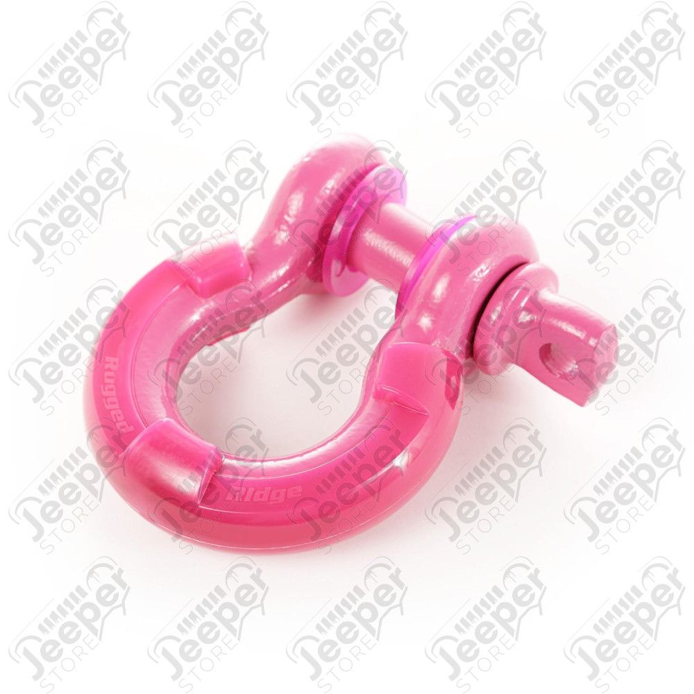 D-Ring Shackle Isolator Kit, Pink Pair, 3/4 inch