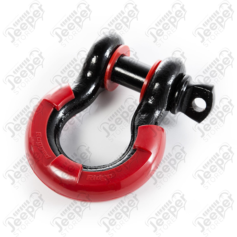 D-Ring Shackle Isolator Kit, Red Pair, 7/8 inch
