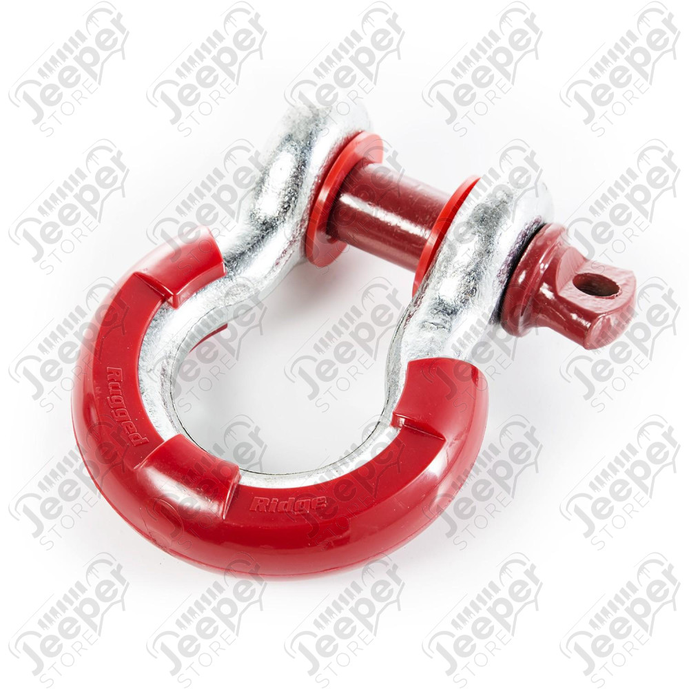 D-Ring Shackle Isolator Kit, Red Pair, 7/8 inch